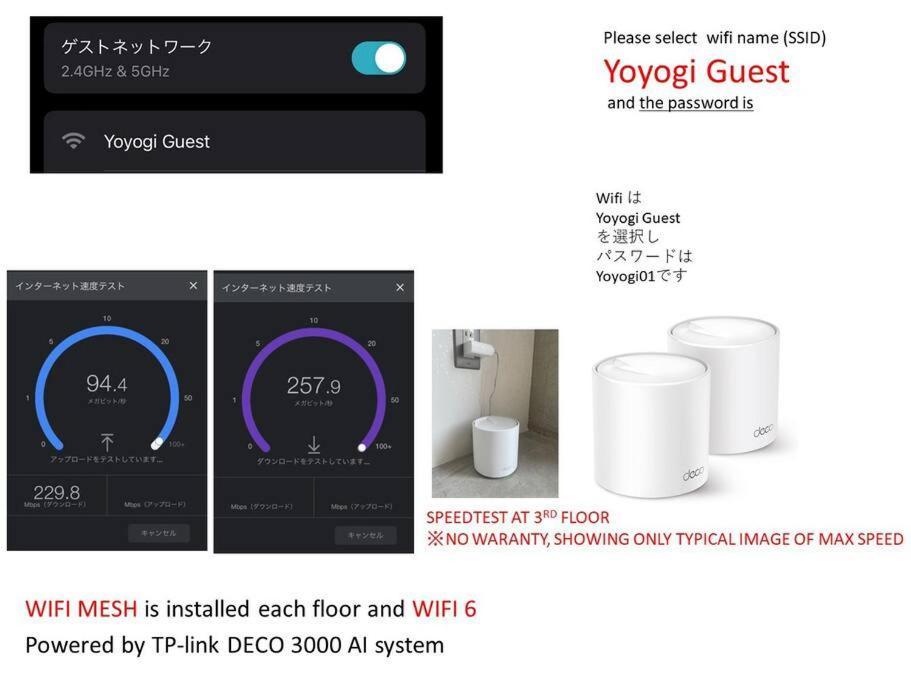 Shibuyayoyogi Shinjuku 8psn 70sqm New Maisonette * Tokio